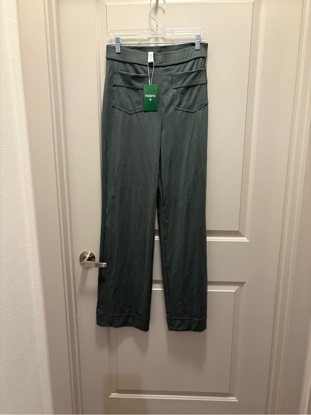 Halara Women's Green Wide-Leg Active Pants NWT Size M